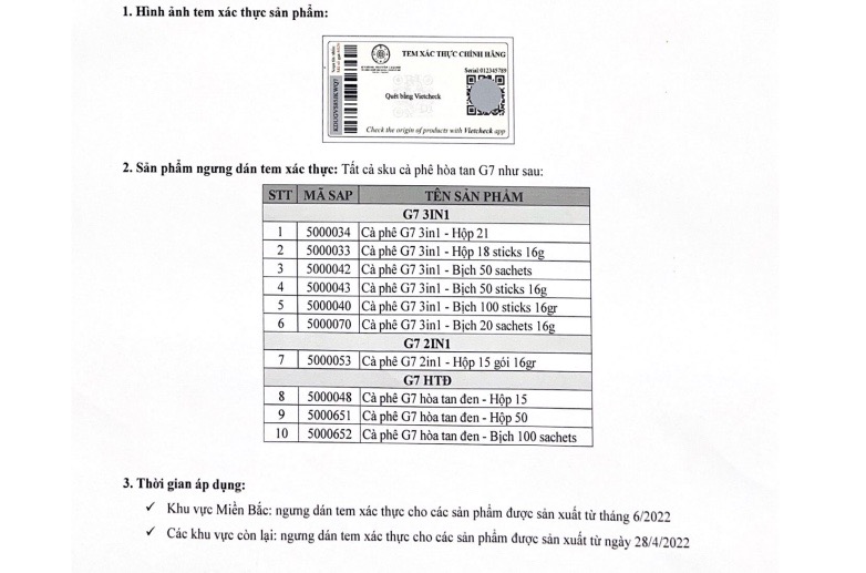 Cà Phê G7 Hòa Tan Đen - Không Đường - Bịch 100 gói 2g