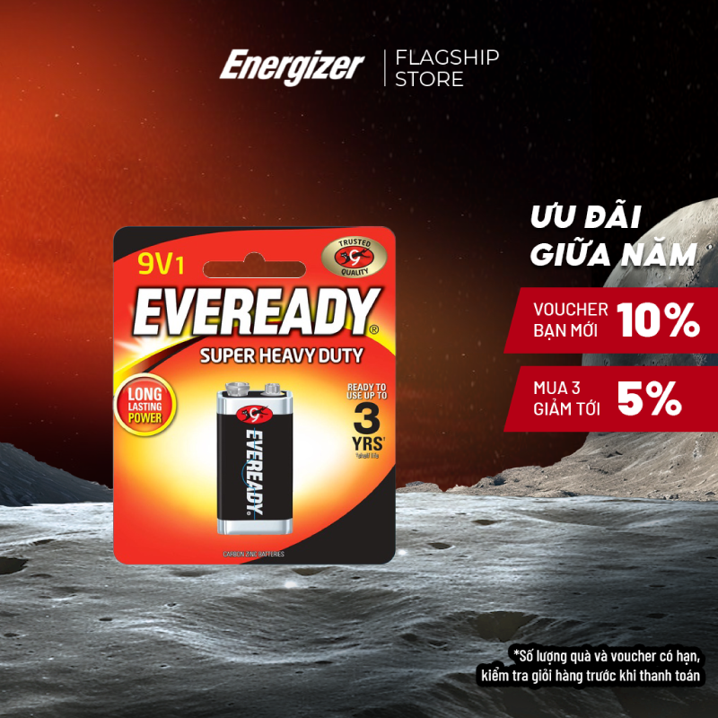 PIN EVEREADY SUPER H.DUTY 1222 BP1 9V