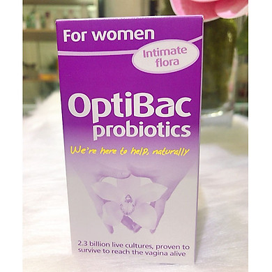 Men Vi Sinh Optibac Tím 90 viên