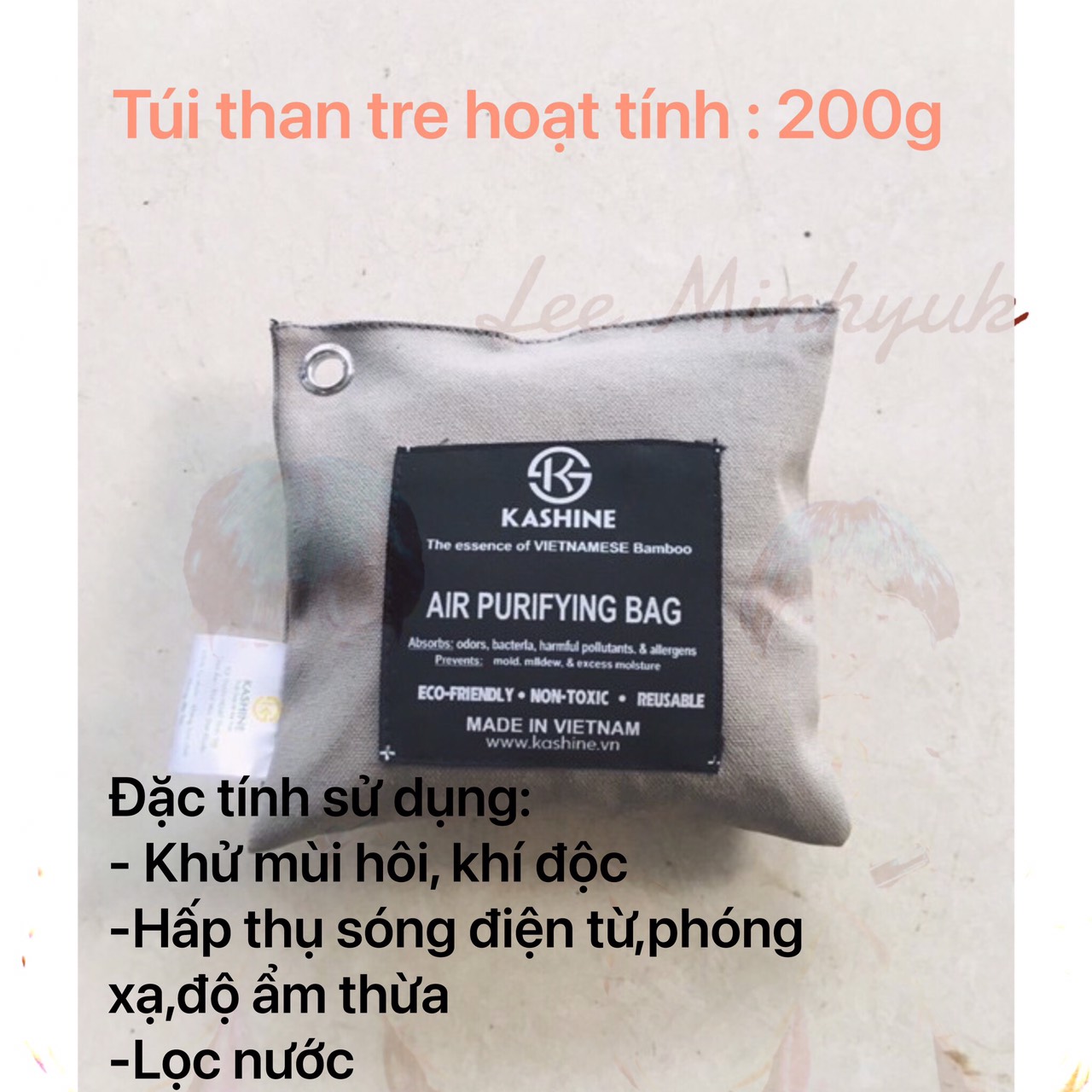 TÚI THAN TRE KHỬ MÙI, HÚT ẨM KASHINE (200 gr)