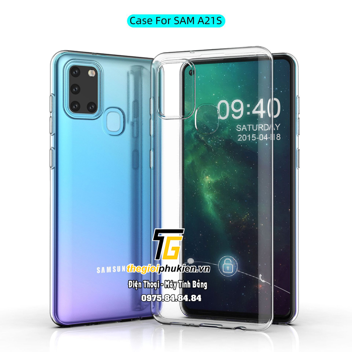 Ốp lưng Samsung Galaxy A21S dẻo trong siêu mỏng 0.5 mm