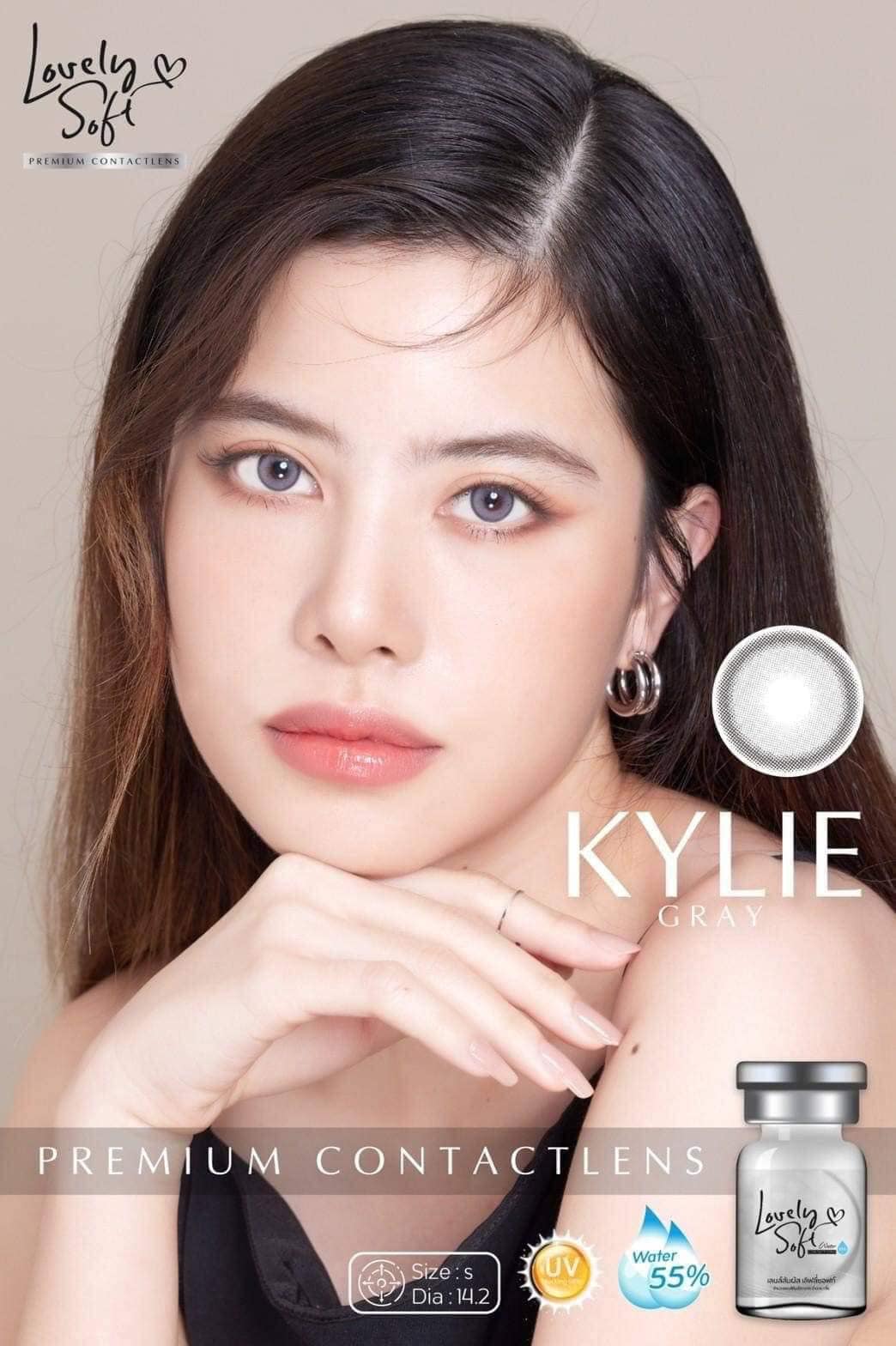 Kính áp tròng [ lens mắt ] GRAY 14.0 -14.2mm [ Tú Mây Contact Lens Bình Dương ]