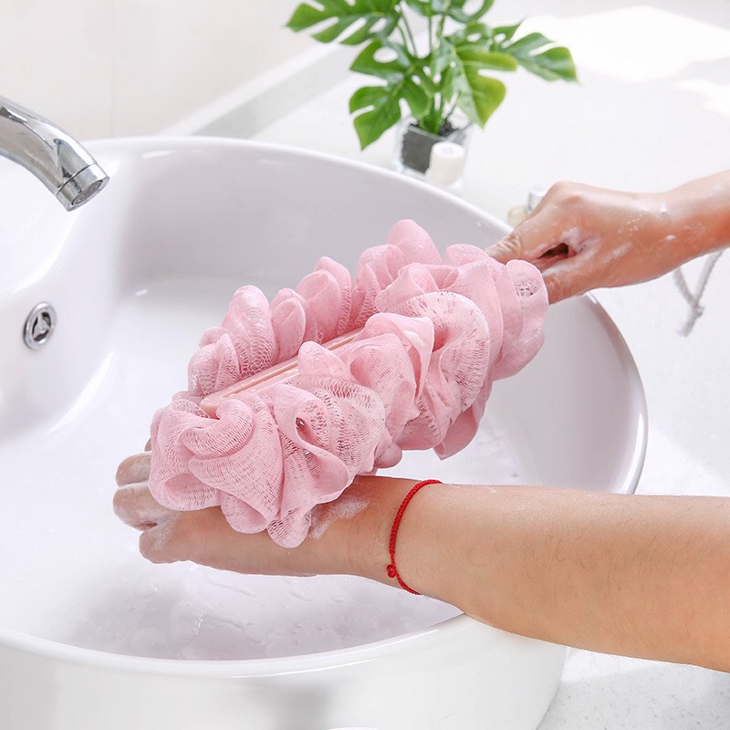 BÔNG TẮM CÁN DÀI CỌ LƯNG SIÊU SẠCH