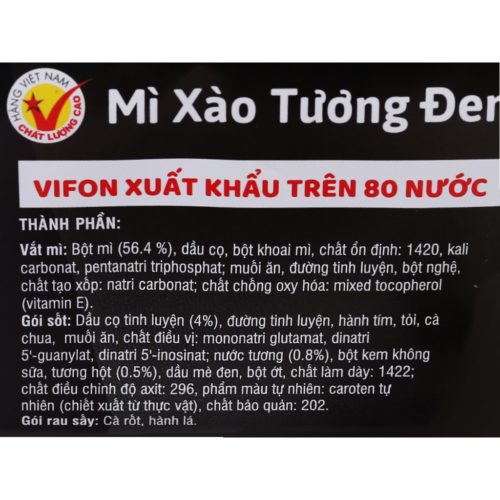 Mì Xào Tương Đen Khay 90g