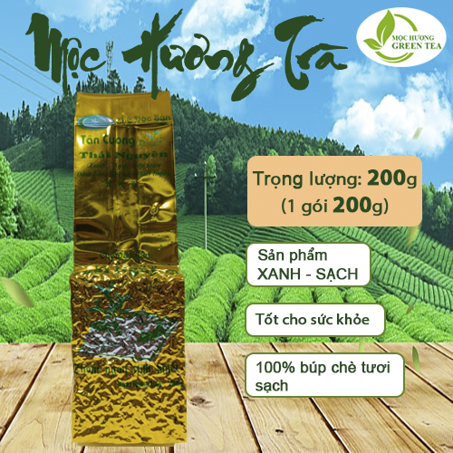 Trà tân cương thái nguyên hương vị hoa nhài xanh thơm ngon 200g, trà xanh mộc hương trà trà hoa lài tân cương thái nguyên 200g