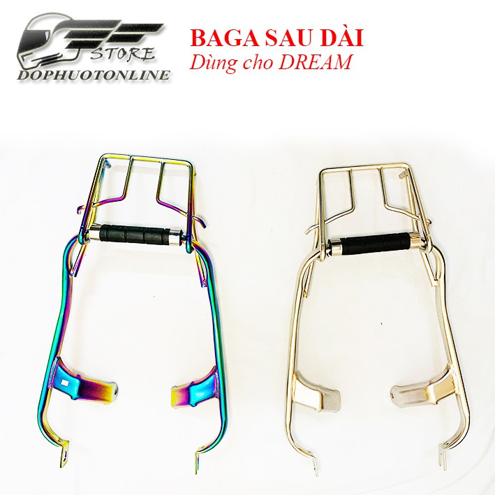Baga sau dream - kiểu dài, inox và titan 7 màu