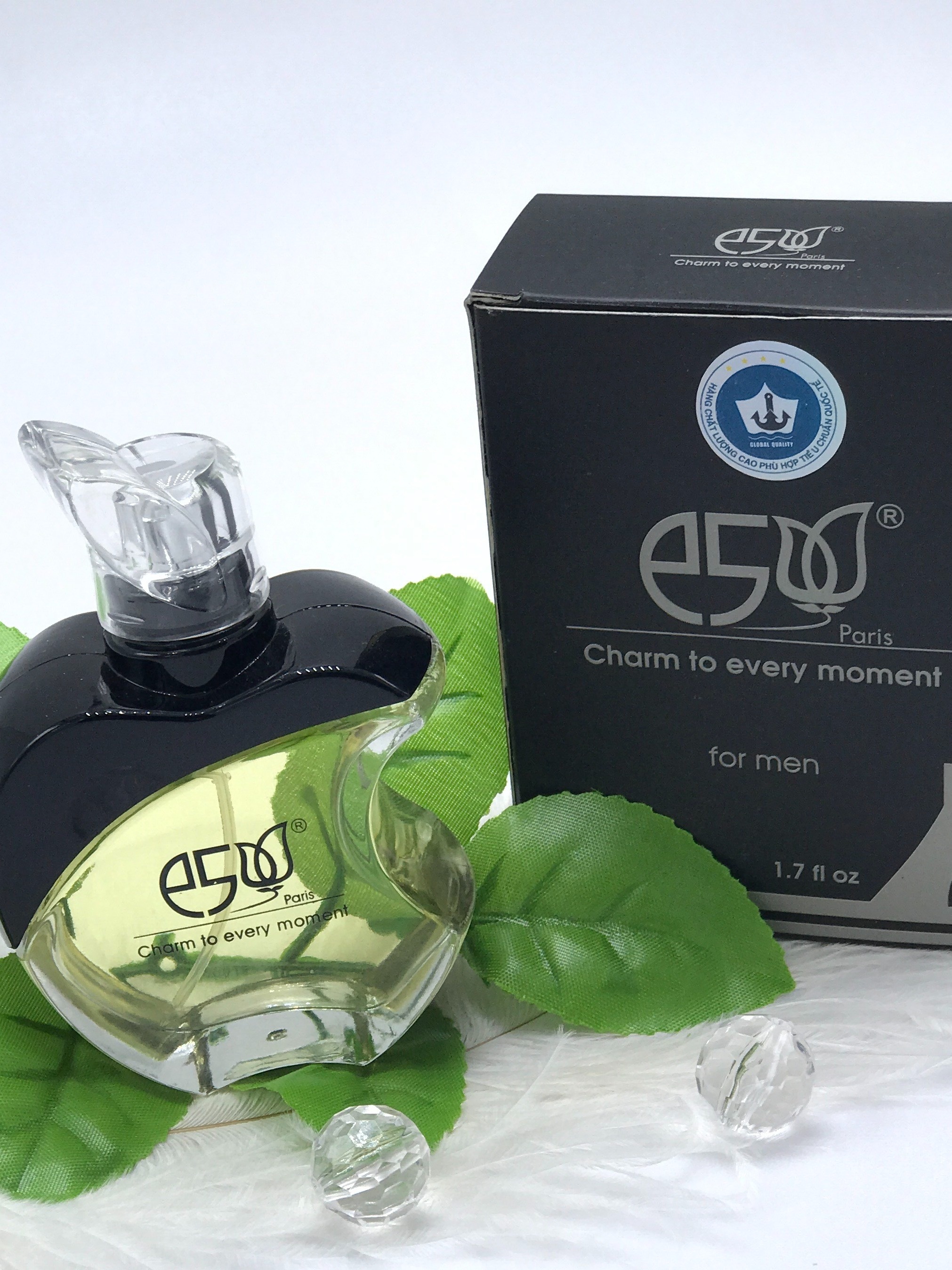 Nước hoa nam E5 For Men E5 Eau de Cologne 20ml (Đen)