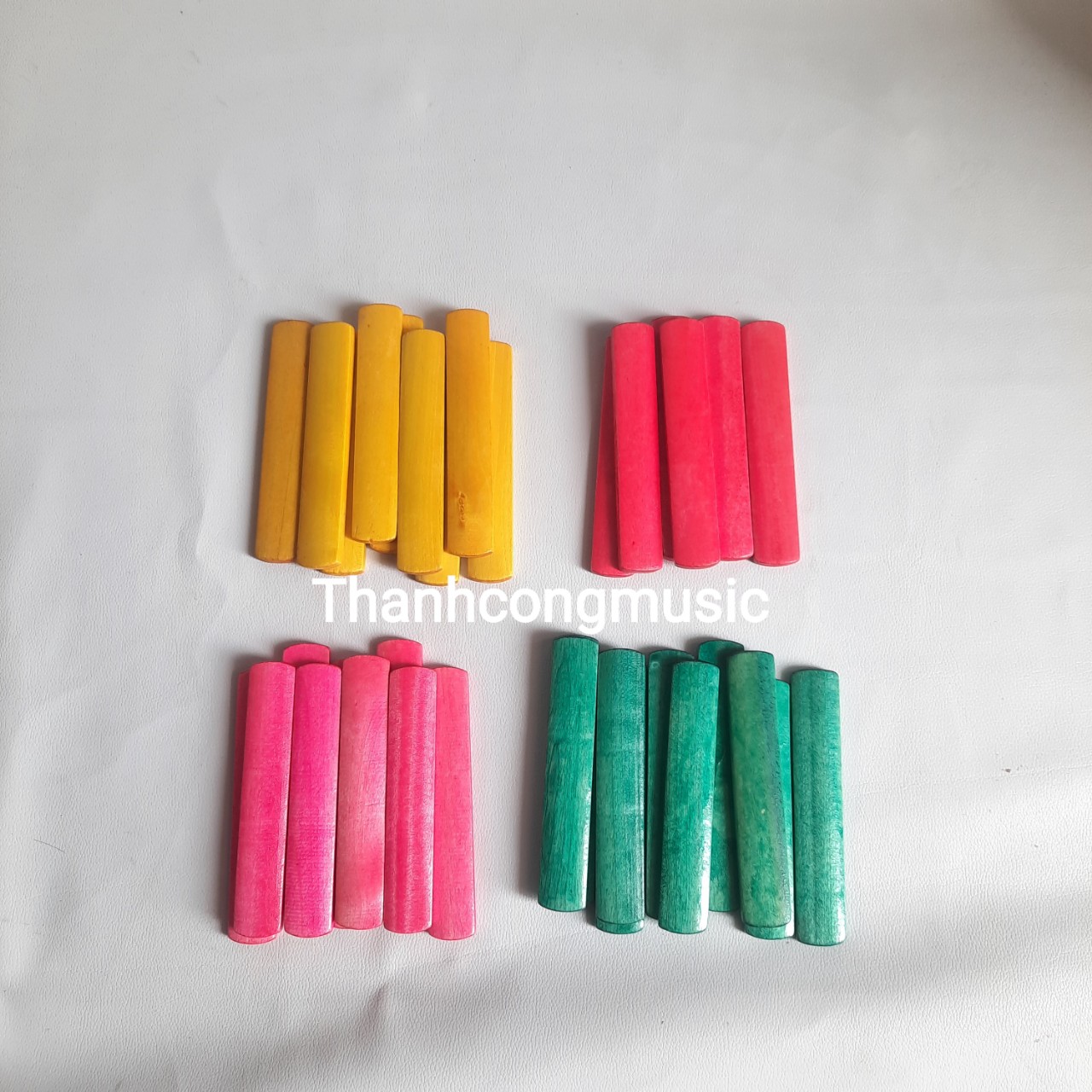 combo 5 cặp Phách gỗ nhiều màu