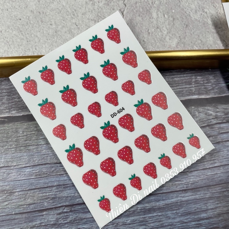 Sticker dán móng tay, stick trang trí móng hoạ tiết dễ thương MOON NAIL