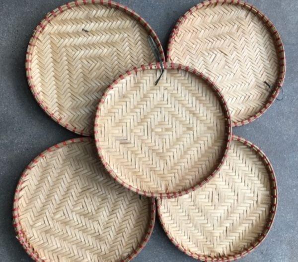 5 chiếc mẹt tre đường kính 39cm