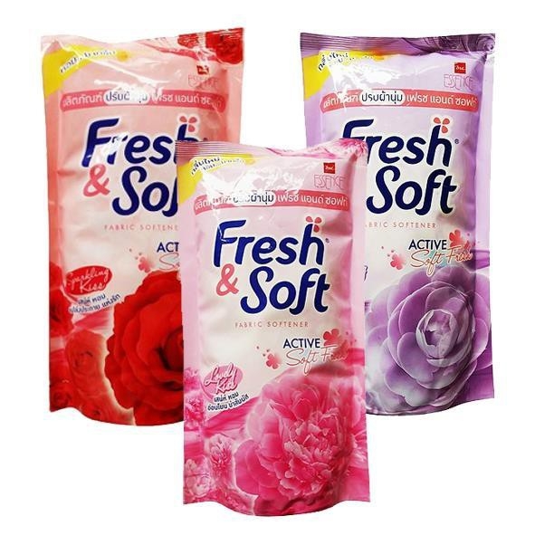 Nước Xả Vải Fresh & Soft Thái Lan 600ml/Bịch[ Màu Xanh]