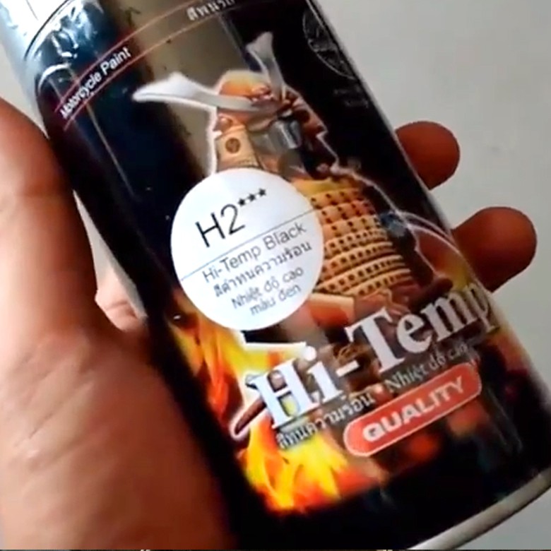 [HCM][SƠN CHỊU NHIỆT] KUROBUSHI HI TEMP 300ML MÀU ĐEN