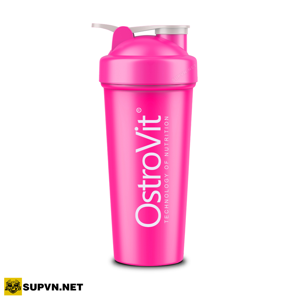 Shaker Bình nước thể thao có con lắc lò xo lắc bột whey, bcaa - Bình lắc Bulk Powder