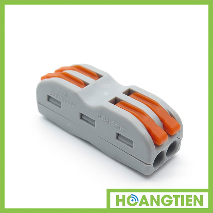 Cút nối dây điện nhanh 2 đầu 4 cổng kv774-4p2
