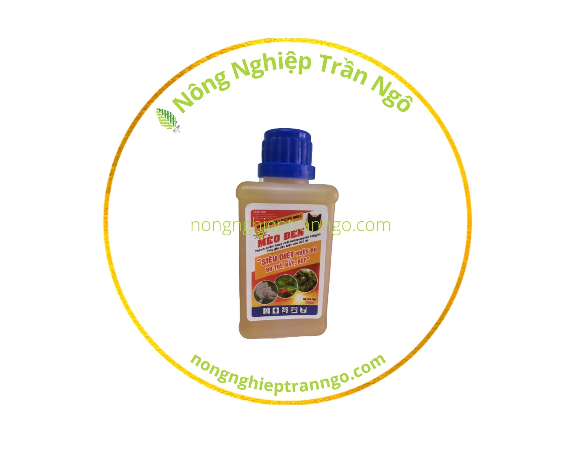 Trị rầy, rệp sáp, bọ trĩ Mèo Đen 100ml
