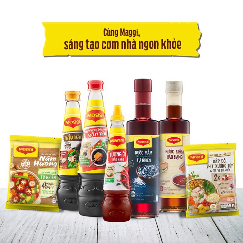 NƯỚC MẮM MAGGI HẢO HẠNG CHAI THỦY TINH 490ML