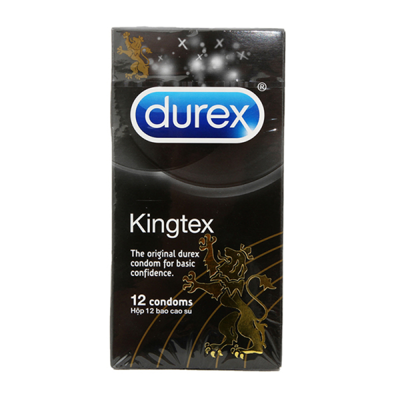 Bao Cao Su Size Nhỏ Chông Tuột KingTex 12 Condoms cao cấp