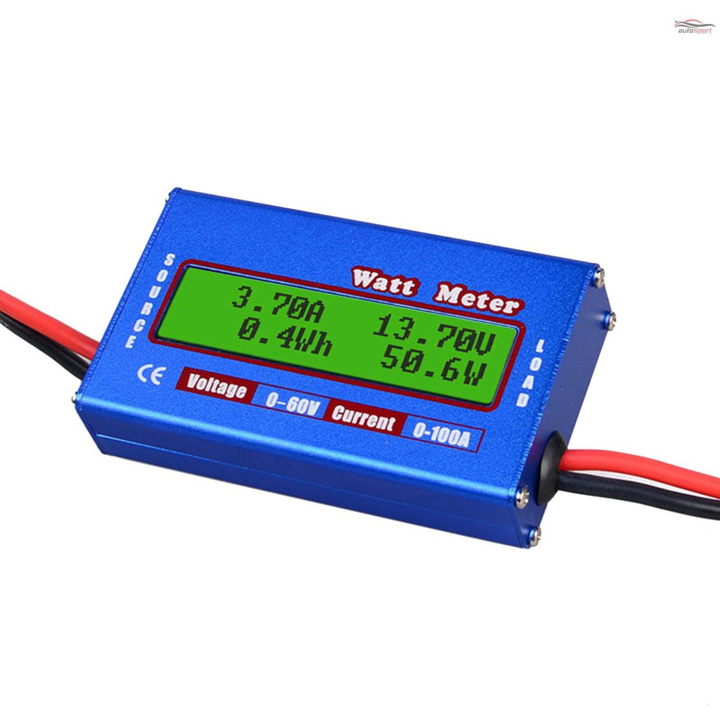 [VỎ NHÔM] Đồng Hồ Đo Vôn,Ampe,Công Suất Watt Meter 100A