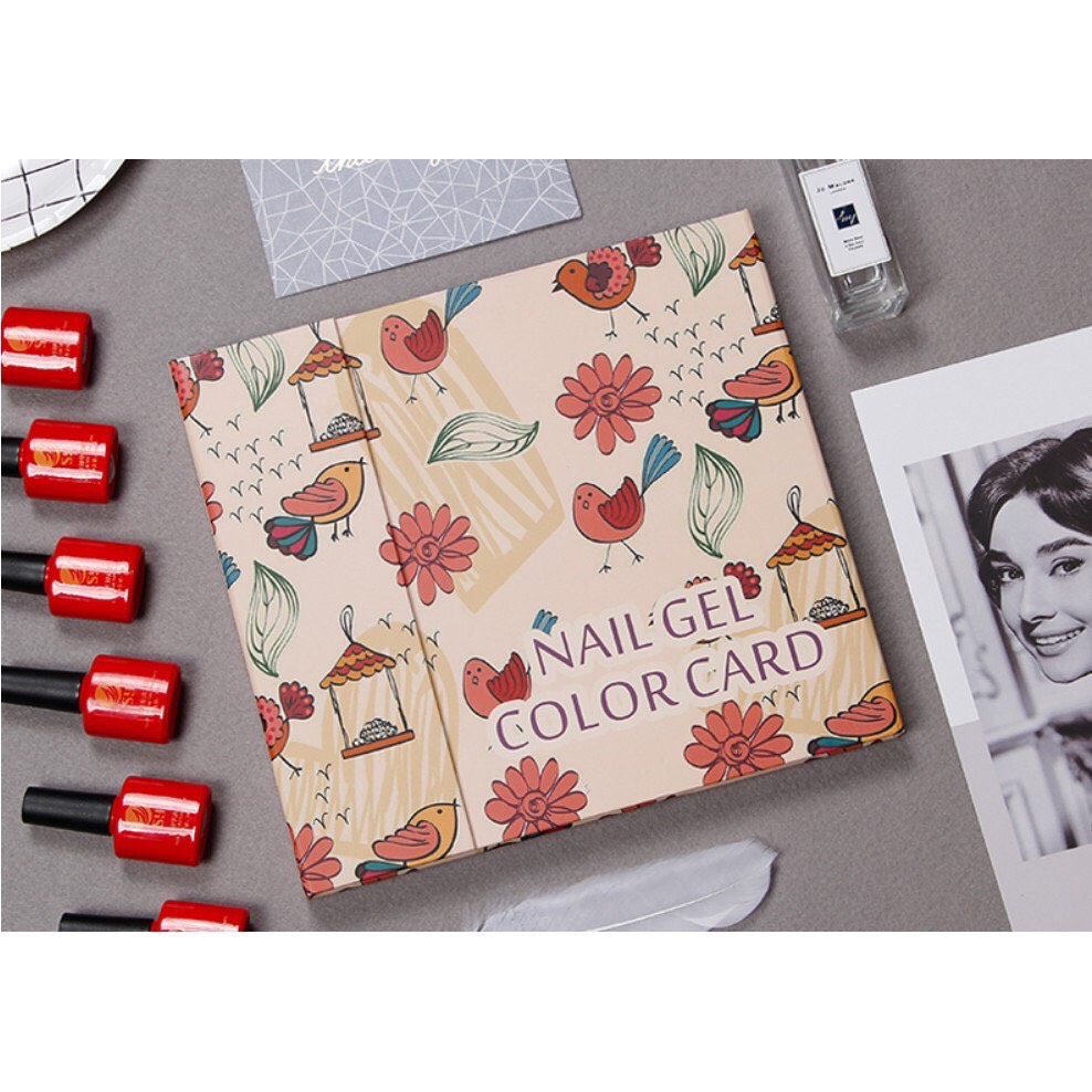 Bảng sổ gắn móng mẫu nail ( 120 ô )