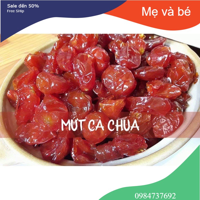 Nửa cân mứt cà chua bi nguyên trái đà lạt dẻo ngon