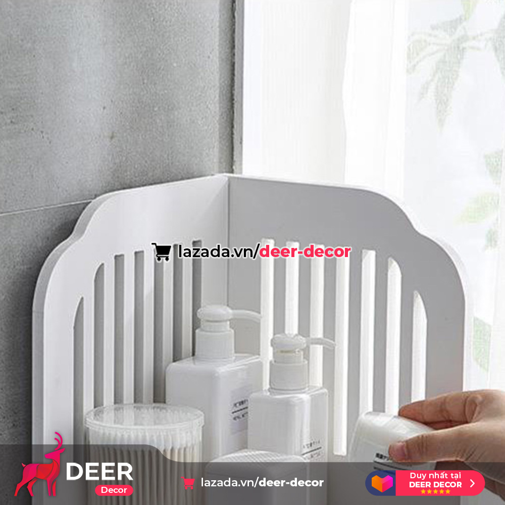 Kệ Góc Để Mỹ Phẩm, Để Phòng Tắm 60X22cm - DEER DECOR