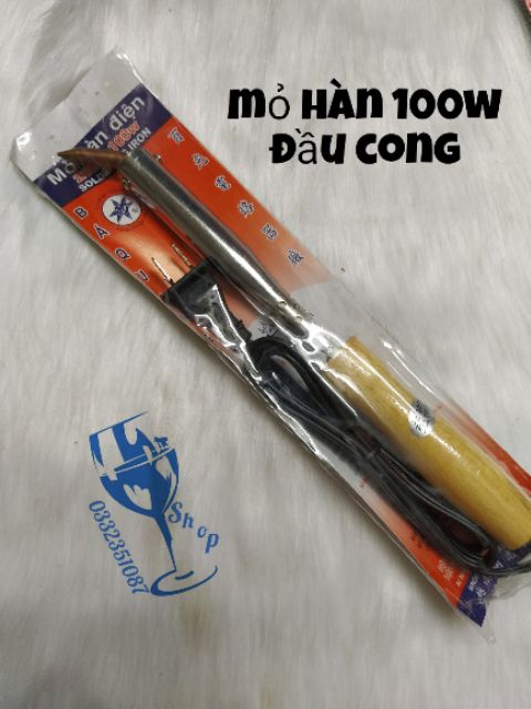 Mỏ hàn cán gỗ Ba Quang cao cấp 100w
