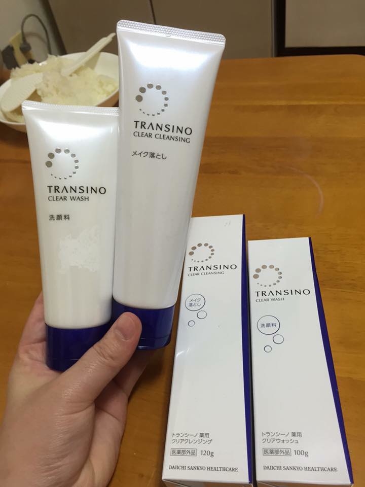Sữa rửa mặt transino Clear Wash 100g mờ thâm nám tàn nhang nội địa nhật bản