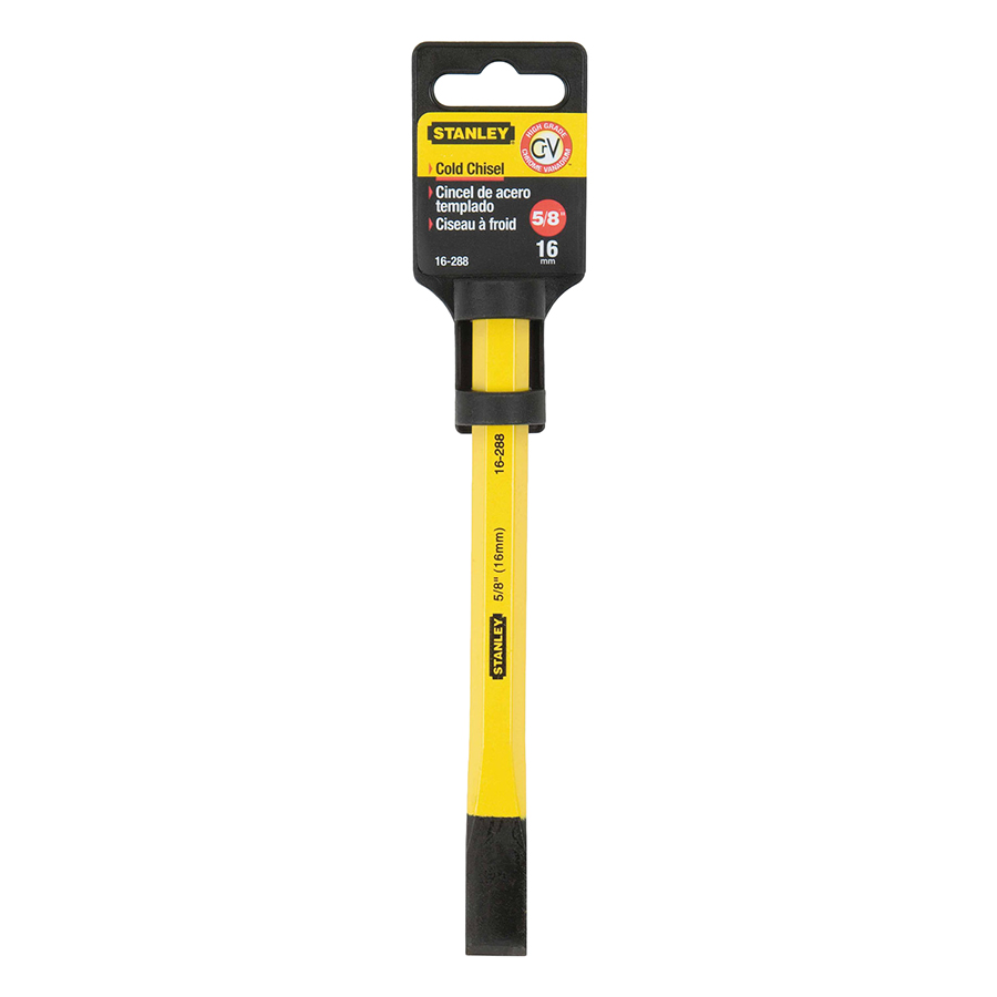 Đục mũi sắt dẹp Stanley 16-288 (Vàng)