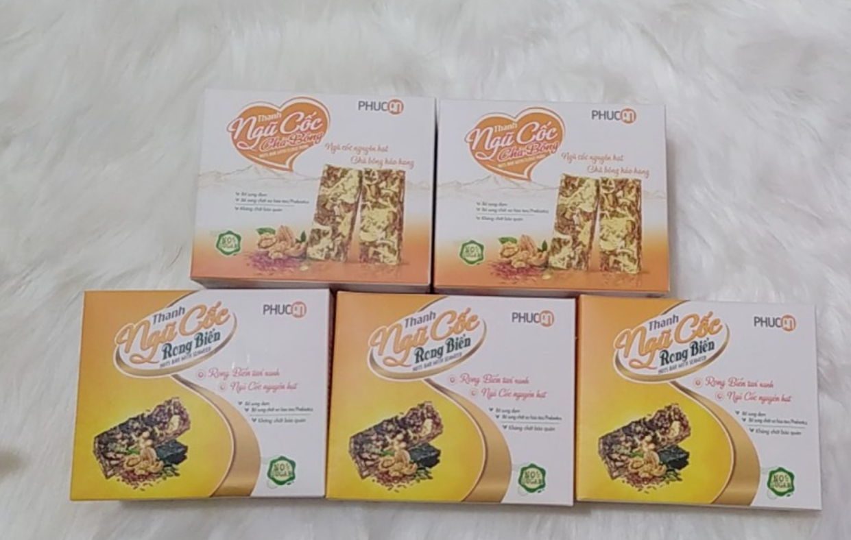 [HCM]Combo 5 Hộp Ngũ Cốc Phúc An giá tốt ( Mỗi hộp 5 thanh)