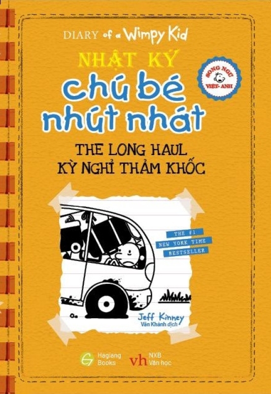 Fahasa - Song Ngữ Việt - Anh - Diary Of A Wimpy Kid - Nhật Ký Chú Bé Nhút Nhát: Kỳ Nghỉ Thảm Khốc - The Long Haul