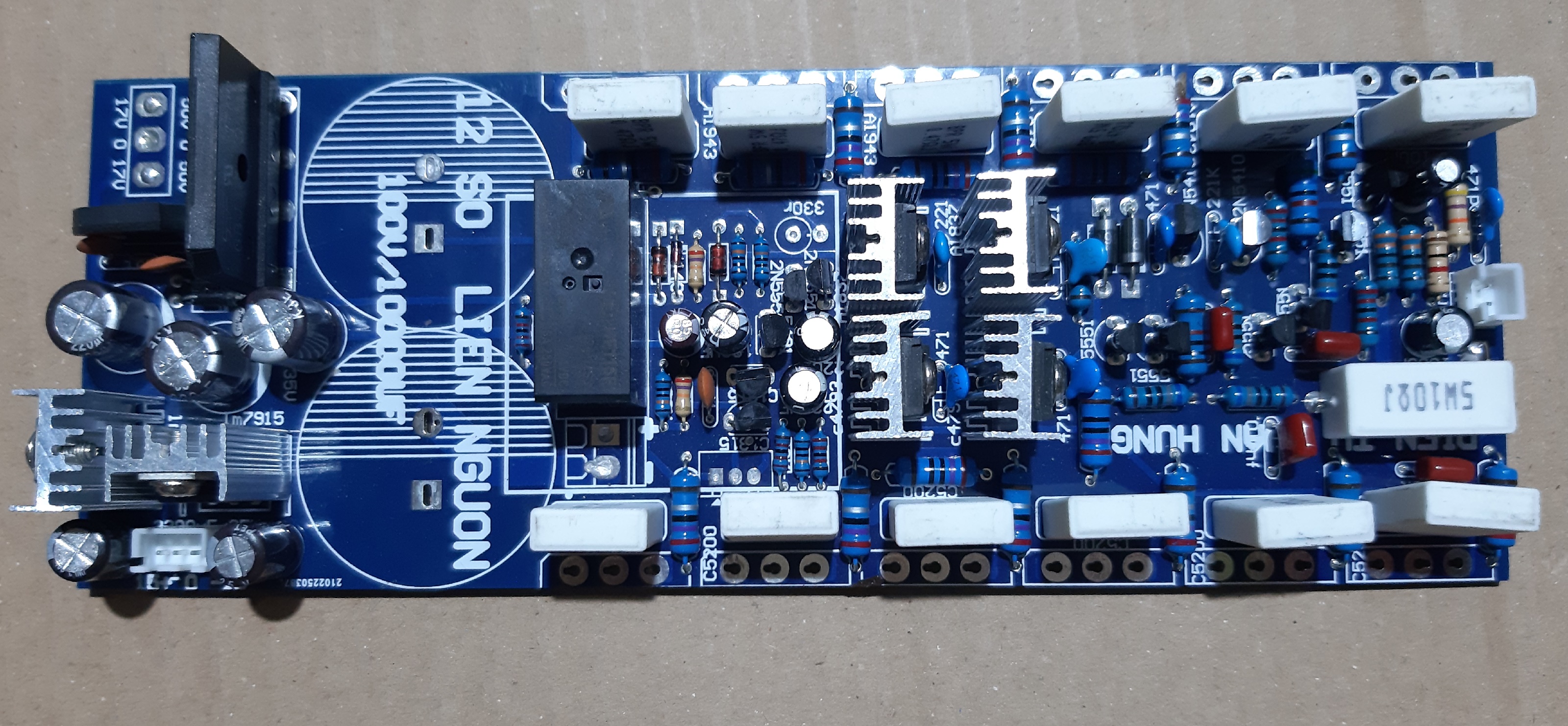 MẠCH CÔNG SUẤT 12 SÒ 1 KÊNH LIỀN NGUỒN