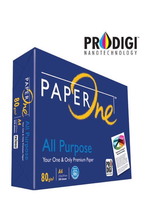 Giấy Paper one 80gsm A4 500 tờ [1 Ram Giấy in, giấy photo A4 Paper one ĐL 80/gsm]