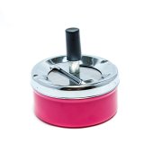 Gạt tàn kim loại xoay - hồng - ubl bl0339