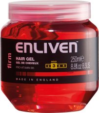 Gel vuốt tóc giữ nếp vừa Enliven Hair Gel Firm độ cứng 3/5 250ml