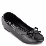 Giày búp bê nơ Sarisiu SRS829 (Đen)