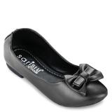 Giày búp bê nơ Sarisiu SRS832 (Đen)