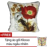 Gối trang trí Klosso KG-M019 + Tặng 1 áo gối Klosso màu ngẫu nhiên