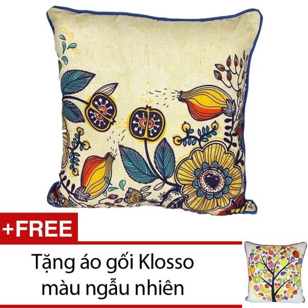 Gối trang trí Klosso KG-M021 + Tặng 1 áo gối Klosso màu ngẫu nhiên