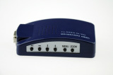 Hộp chuyển đổi tín hiệu VGA  to AV Svideo (Xanh)