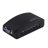 Hộp chuyển đổi tín hiệu VGA  to AV Svideo (Xanh)