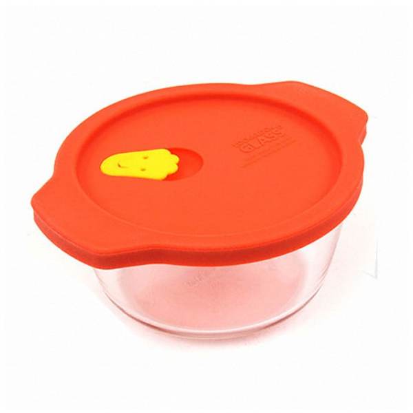 Hộp thủy tinh chịu nhiệt Rice Container 460ml _ Red Cap