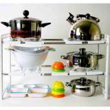 Kệ xếp để đồ nhà bếp 2 tầng đa năng BenHome (Trắng)