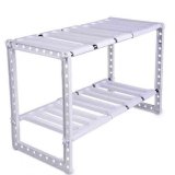 Kệ xếp để đồ nhà bếp 2 tầng đa năng BenHome (Trắng)