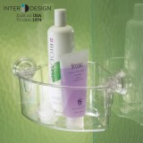 Khay góc nhựa để đồ nhà tắm PL Interdesign (Trắng)