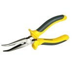 Kìm nhọn mỏ cong 20cm Stanley 84-72 (Vàng phối đen)