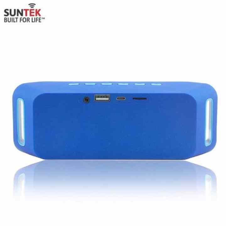 Loa Bluetooth SUNTEK S204 (Xanh) + Tặng kèm Cáp Audio Jack 3.5mm 2 đầu