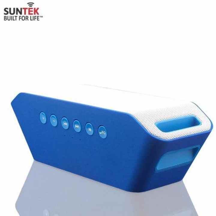 Loa Bluetooth SUNTEK S204 (Xanh) + Tặng kèm Cáp Audio Jack 3.5mm 2 đầu