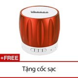 [HCM]Loa Bluetooth Yoobao YBL 202 (Đỏ) + Tặng 1 cốc sạc
