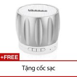 [HCM]Loa Bluetooth Yoobao YBL 202 (Trắng) + Tặng 1 cốc sạc