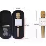 Loa hát Karaoke Di Động Kết hợp Mic + Micro Q7 (Trắng Vàng)